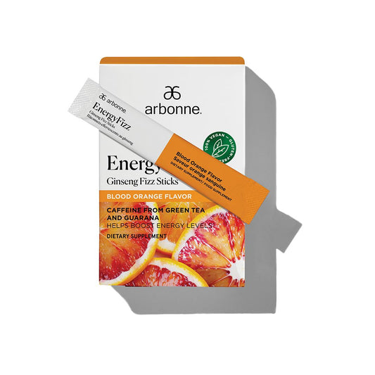 Ginseng Energy Fizz Sticks - Blood Orange Flavor