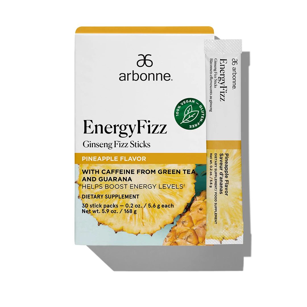 EnergyFizz Ginseng Fizz Sticks - Pineapple Flavor