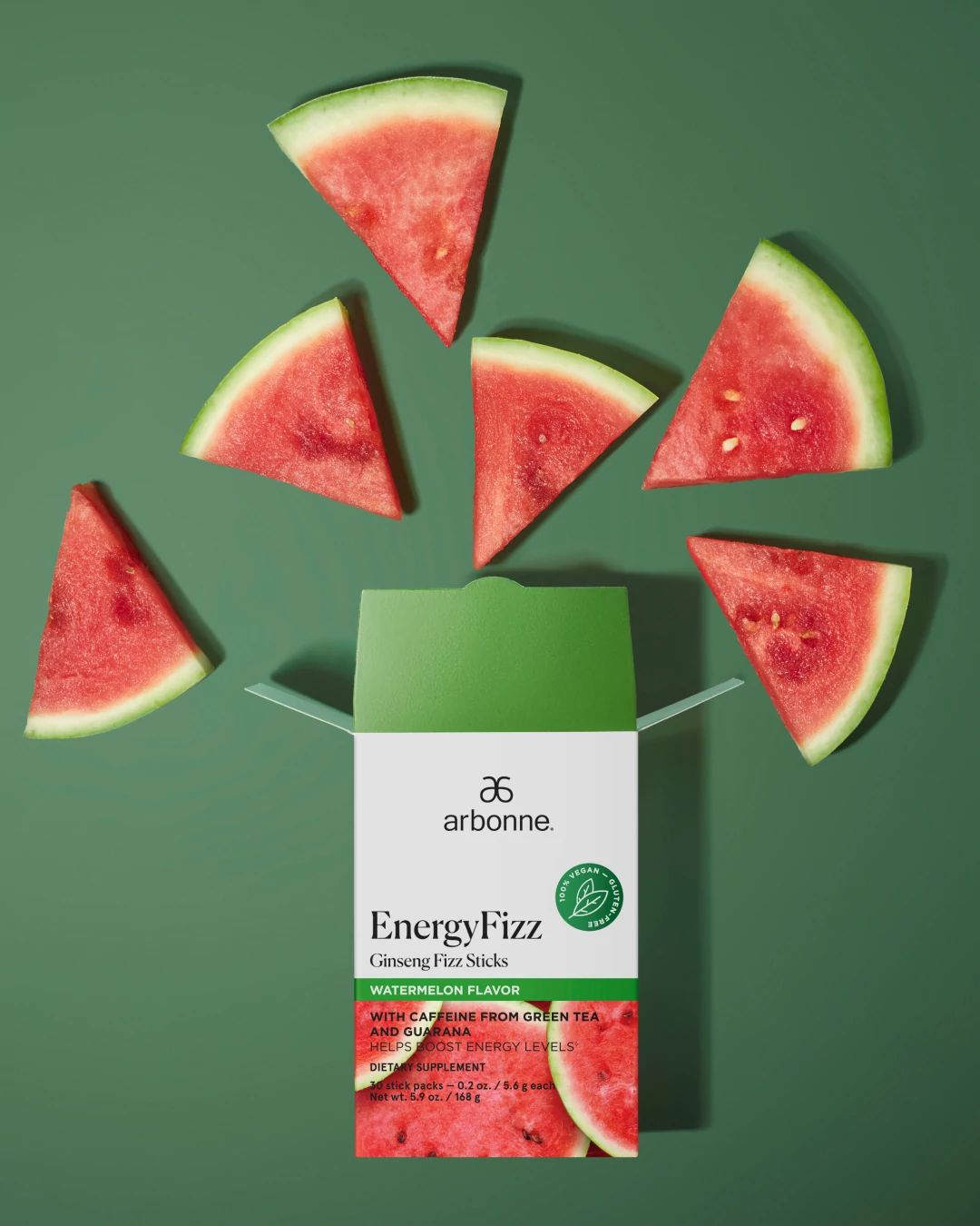 EnergyFizz Ginseng Fizz Sticks - Watermelon Flavor